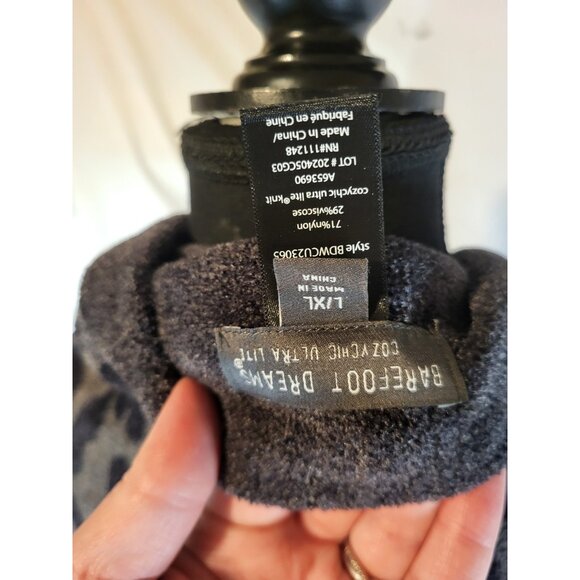 Barefoot Dreams CozyChic Ultra Lite Blanket Wrap PlusSize L/XL Animal Print - Picture 6 of 6